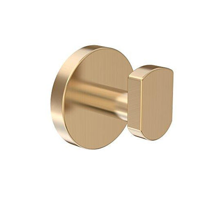 Wall-Mounted Robe Hook in Brushed Bronze