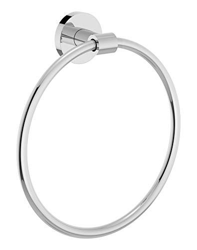 Identity Wall-Mounted Towel Ring in Polished Chrome