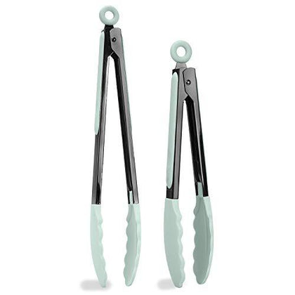 Kitchen Stainless Steel Silicone Tipped Mint Green