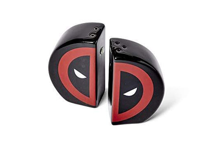 Novelty Red & Black Ceramic Shakers