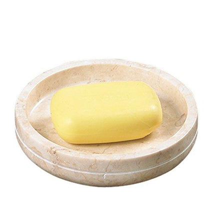 Home Champagne Marble Notch Soap Dish