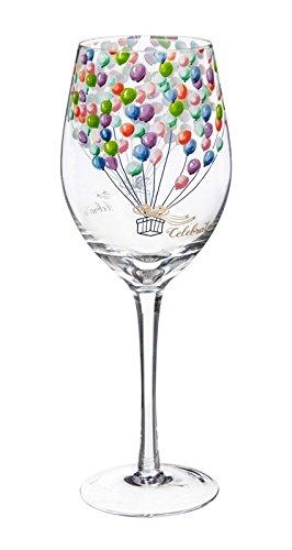 Beautiful Celebrate Wine Glass with Box