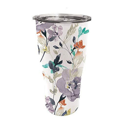 Home Beautiful Flowers in Fall Stainless Steel Cup