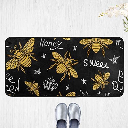 Bee Cushioned Kitchen Mat