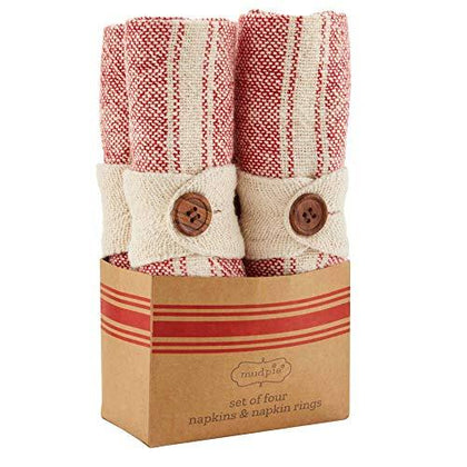 RED Cloth Napkin Set