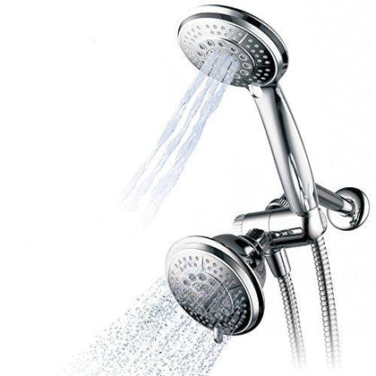 Handheld Showerhead & Rain Shower Combo All-Chrome Finish