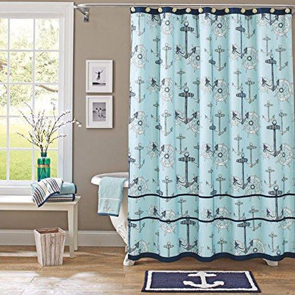 Better Homes & Gardens Nautical Fabric Shower Curtain