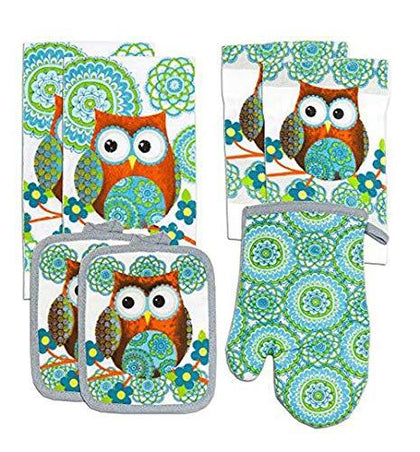 7 Piece Kitchen Set Owl